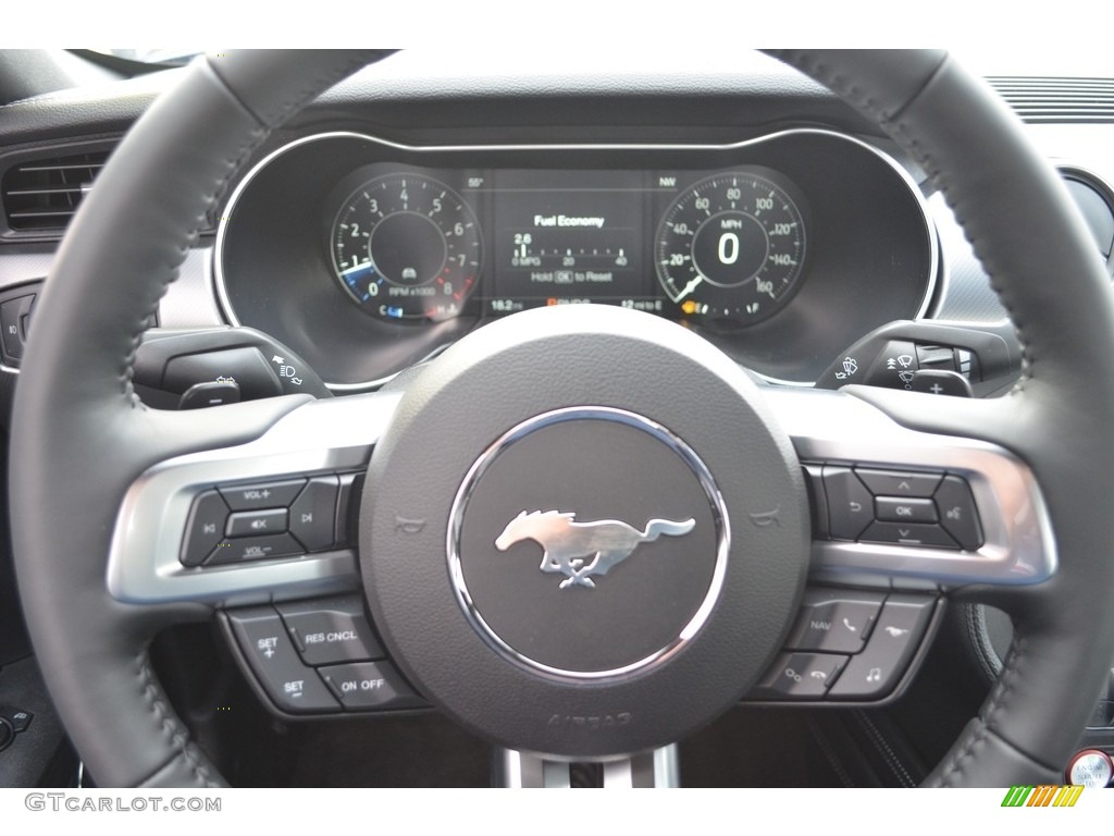 2018 Mustang GT Premium Fastback - Lightning Blue / Ebony photo #16