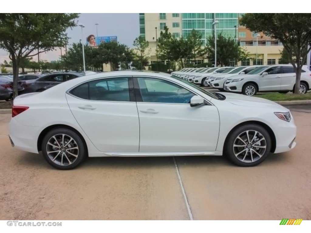 2018 TLX V6 Technology Sedan - Bellanova White Pearl / Ebony photo #8