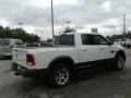 2018 Pearl White Ram 1500 Laramie Longhorn Crew Cab 4x4  photo #5