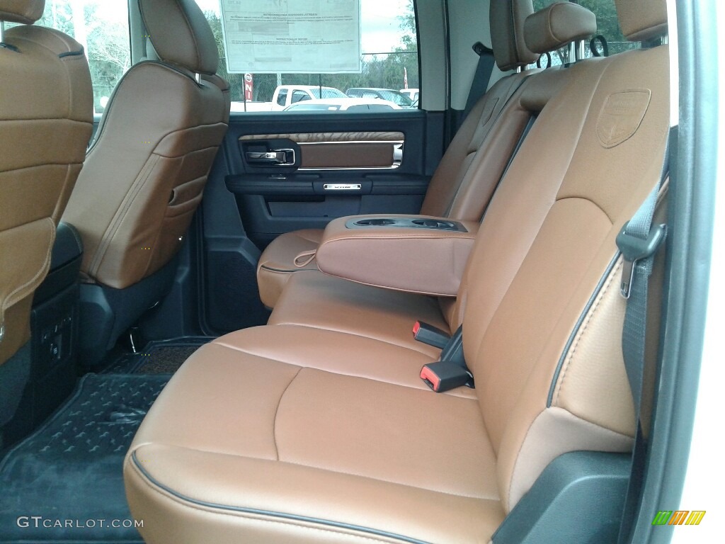 2018 1500 Laramie Longhorn Crew Cab 4x4 - Pearl White / Black/Cattle Tan photo #10