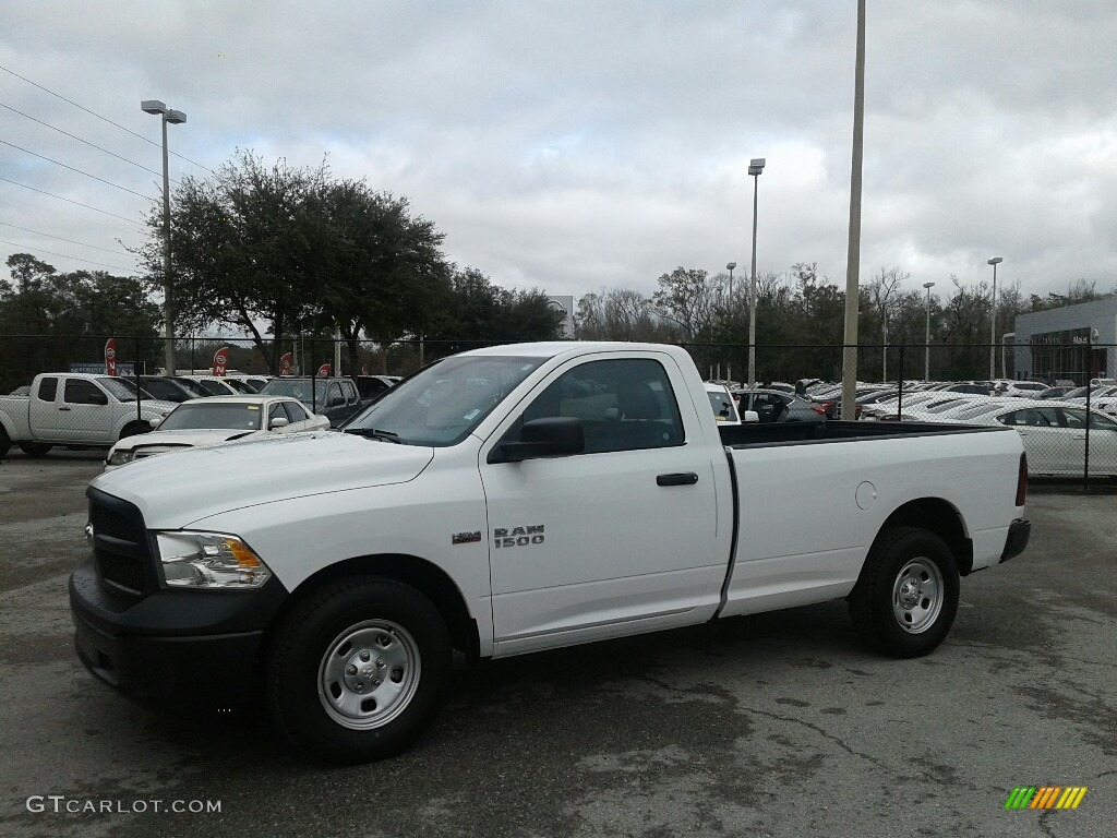 2018 1500 Tradesman Regular Cab - Bright White / Black/Diesel Gray photo #1