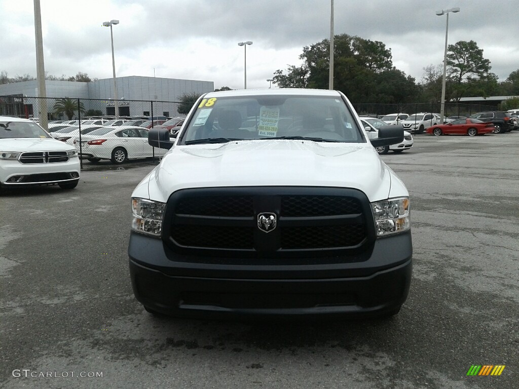 2018 1500 Tradesman Regular Cab - Bright White / Black/Diesel Gray photo #9