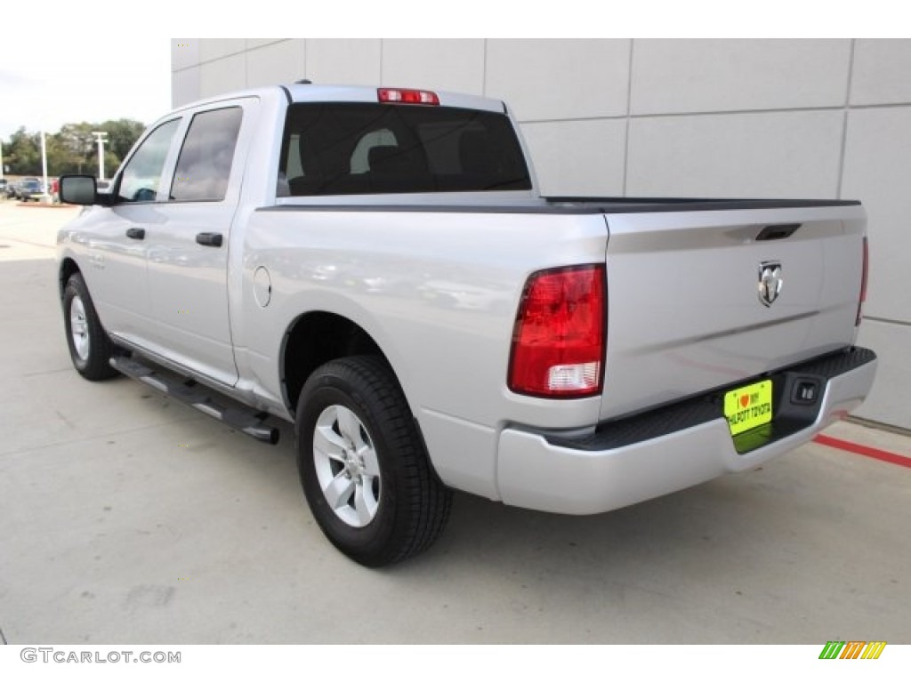 2017 1500 Express Crew Cab - Bright Silver Metallic / Black/Diesel Gray photo #6