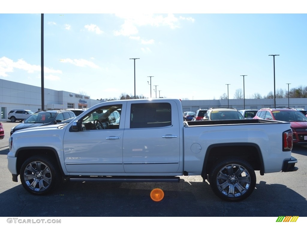 2016 Sierra 1500 Denali Crew Cab 4WD - White Frost Tricoat / Cocoa/Dune photo #5