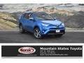 2018 Electric Storm Blue Toyota RAV4 XLE AWD  photo #1