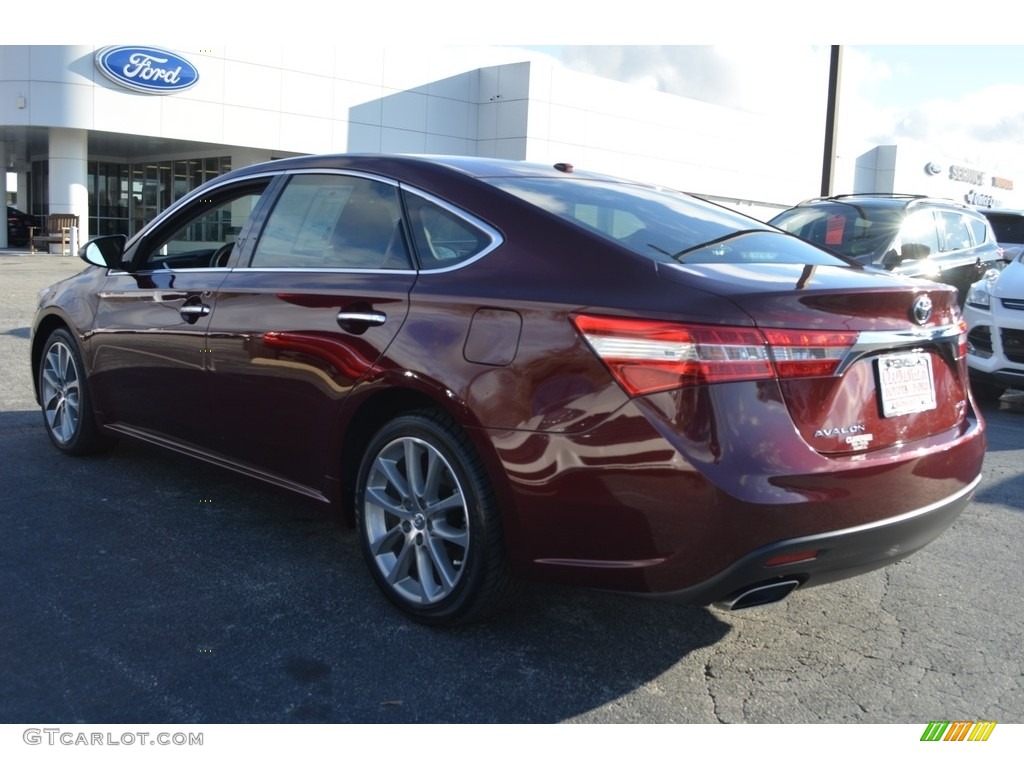2014 Avalon XLE - Sizzling Crimson Mica / Black photo #4