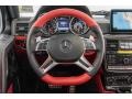 2018 Mercedes-Benz G designo Classic Red Two-Tone Interior Steering Wheel Photo