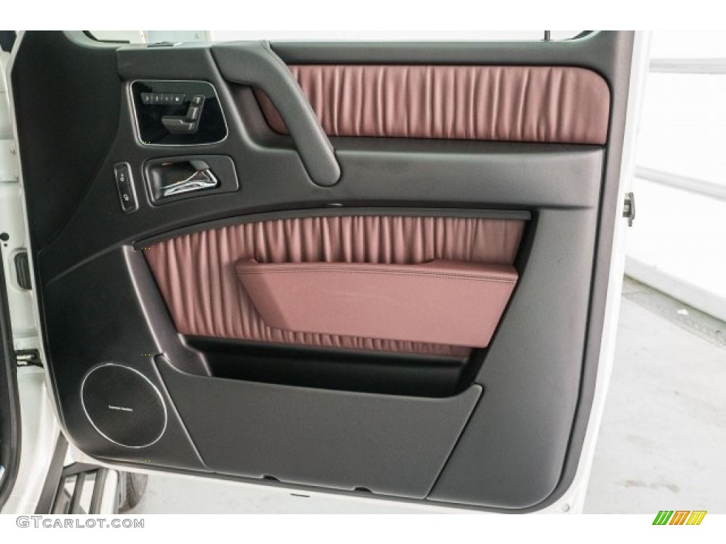 2018 Mercedes-Benz G 63 AMG designo Mystic Red Door Panel Photo #125162369