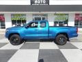 Blazing Blue Pearl 2017 Toyota Tacoma TRD Sport Access Cab 4x4