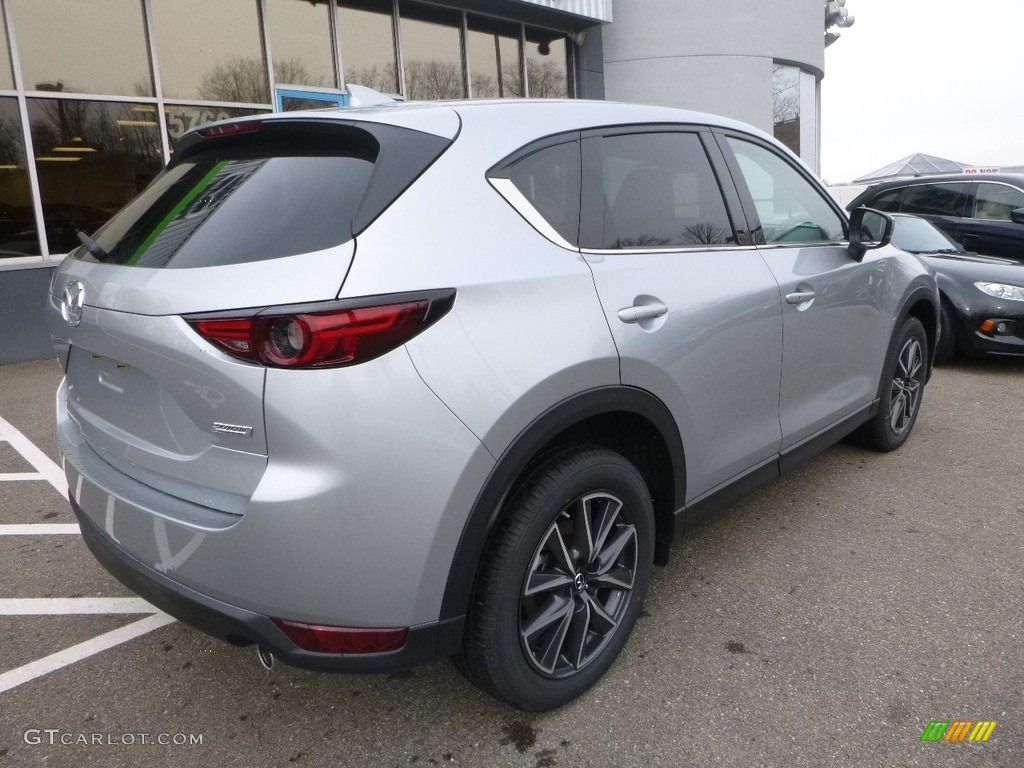 2018 CX-5 Grand Touring AWD - Sonic Silver Metallic / Black photo #2