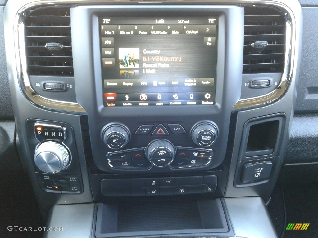 2018 1500 Sport Quad Cab 4x4 - Brilliant Black Crystal Pearl / Black photo #19