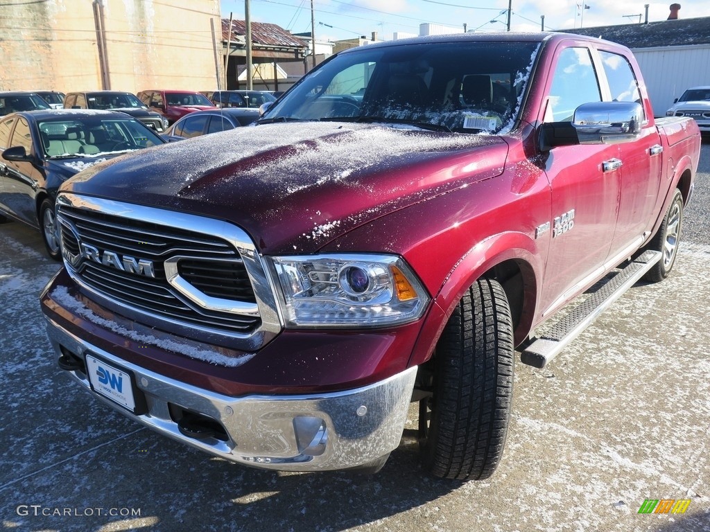 2018 1500 Limited Crew Cab 4x4 - Delmonico Red Pearl / Black photo #7