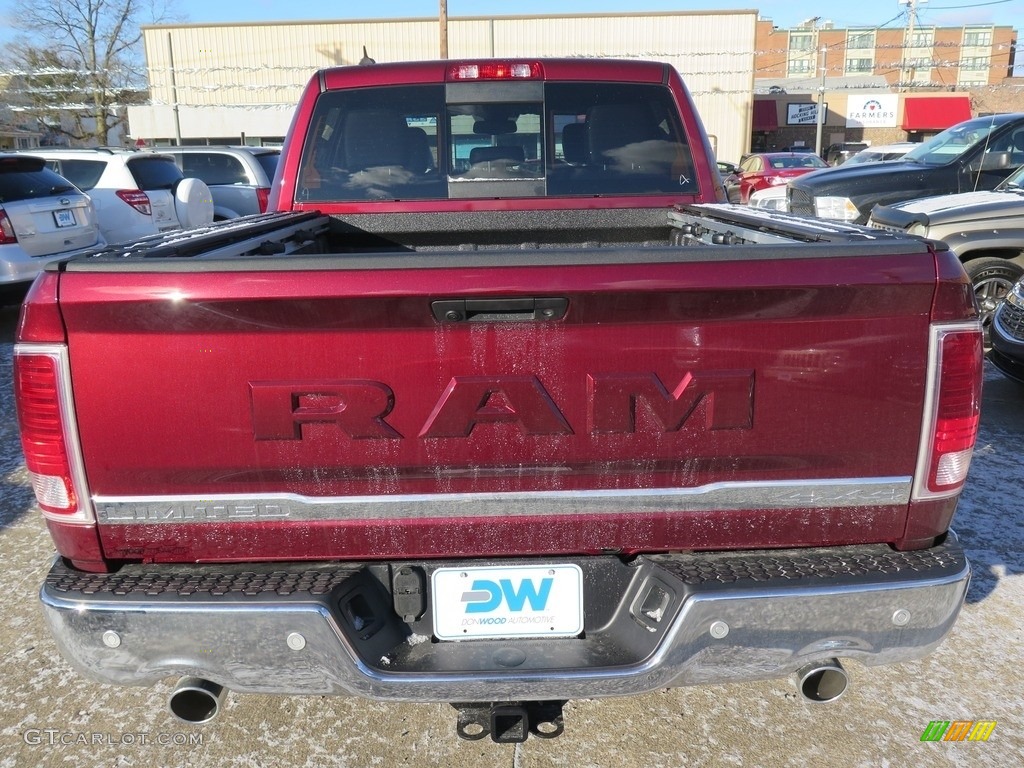 2018 1500 Limited Crew Cab 4x4 - Delmonico Red Pearl / Black photo #10