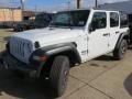 2018 Bright White Jeep Wrangler Unlimited Sport 4x4  photo #6