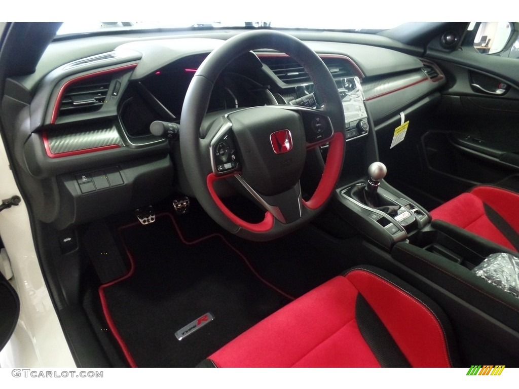 Type R Red/Black Suede Effect Interior 2018 Honda Civic Type R Photo #125165519
