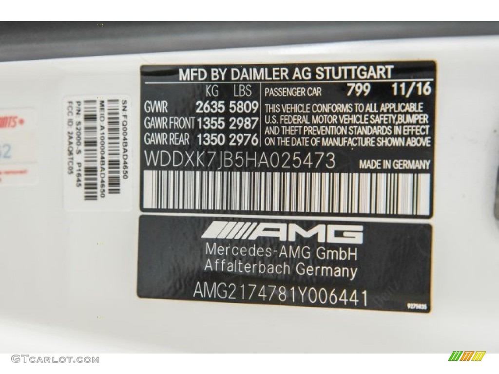 2017 S 63 AMG 4Matic Cabriolet - designo Diamond White Metallic / Porcelain/Black photo #26