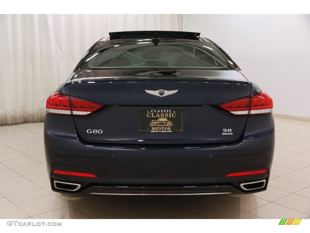 2018 Genesis G80 AWD - Adriatic Blue / Gray photo #23