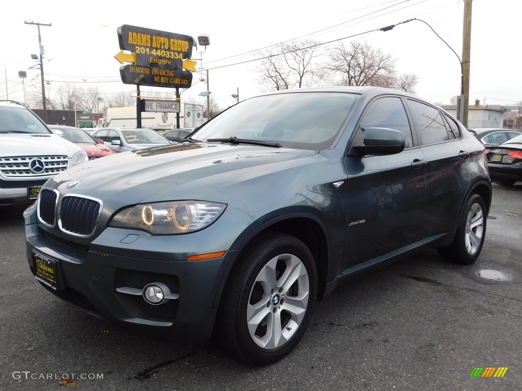 2008 X6 xDrive35i - Tasman Green Metallic / Black photo #1