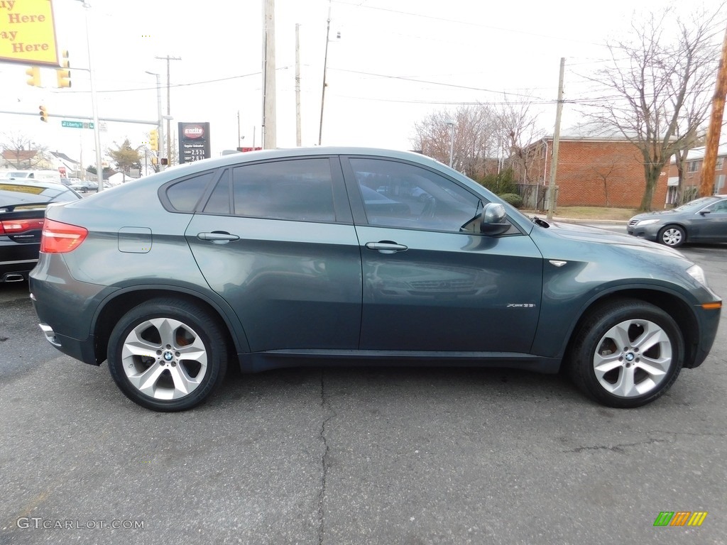 2008 X6 xDrive35i - Tasman Green Metallic / Black photo #6