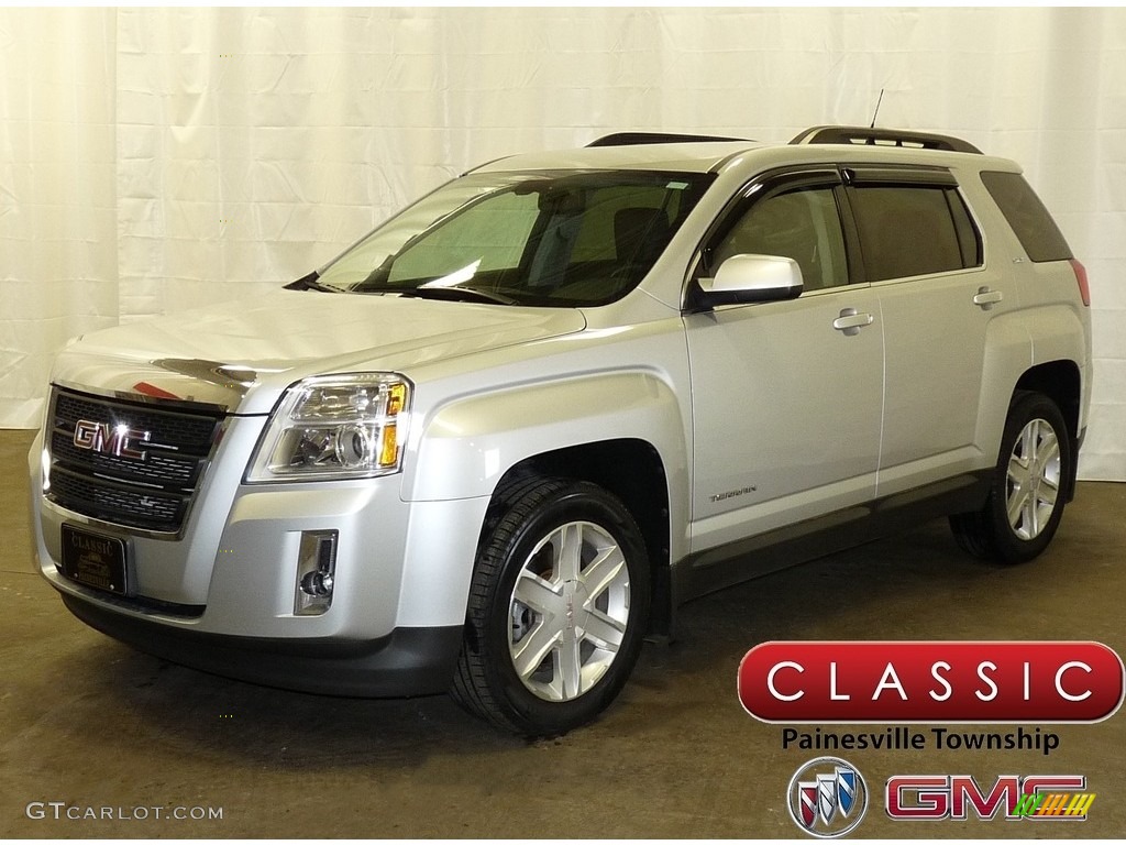 2011 Terrain SLT AWD - Quicksilver Metallic / Jet Black photo #1