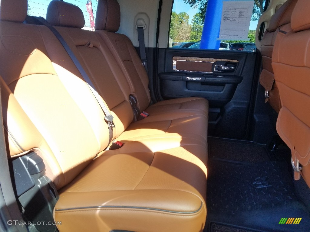 2017 3500 Laramie Longhorn Mega Cab 4x4 Dual Rear Wheel - Brilliant Black Crystal Pearl / Black/Cattle Tan photo #10