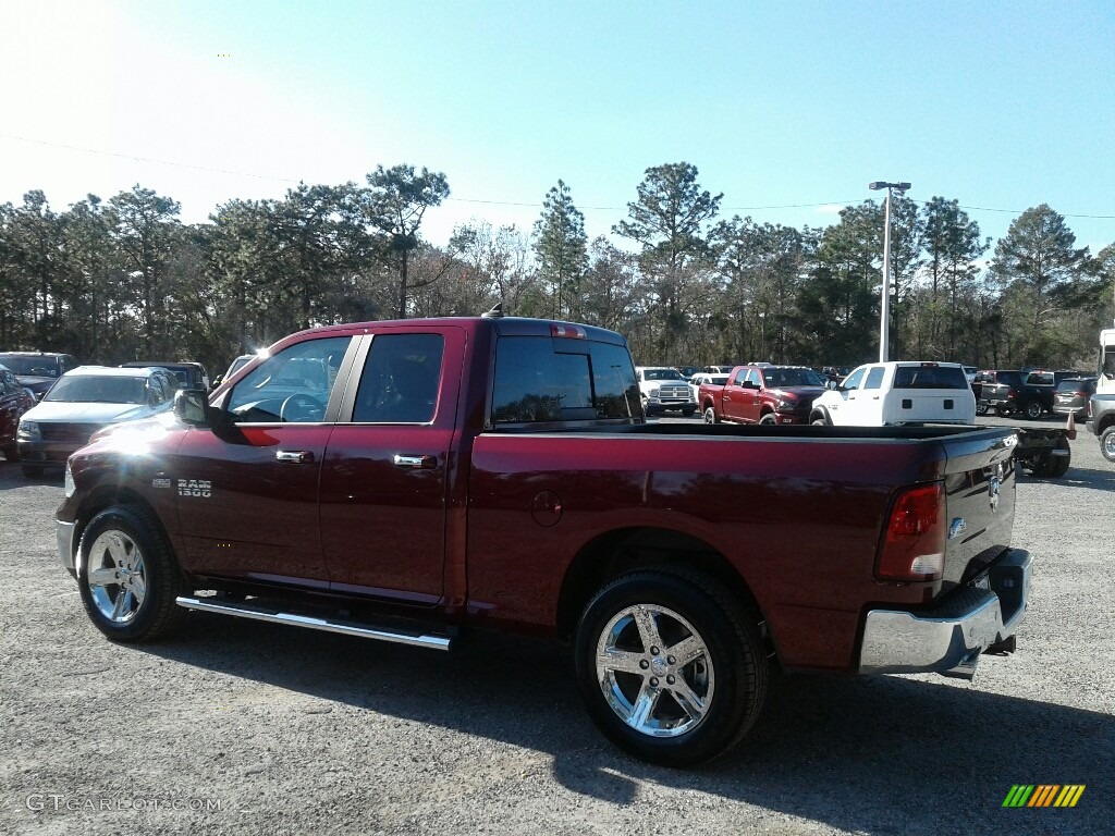 2018 1500 Big Horn Quad Cab - Delmonico Red Pearl / Black/Diesel Gray photo #3