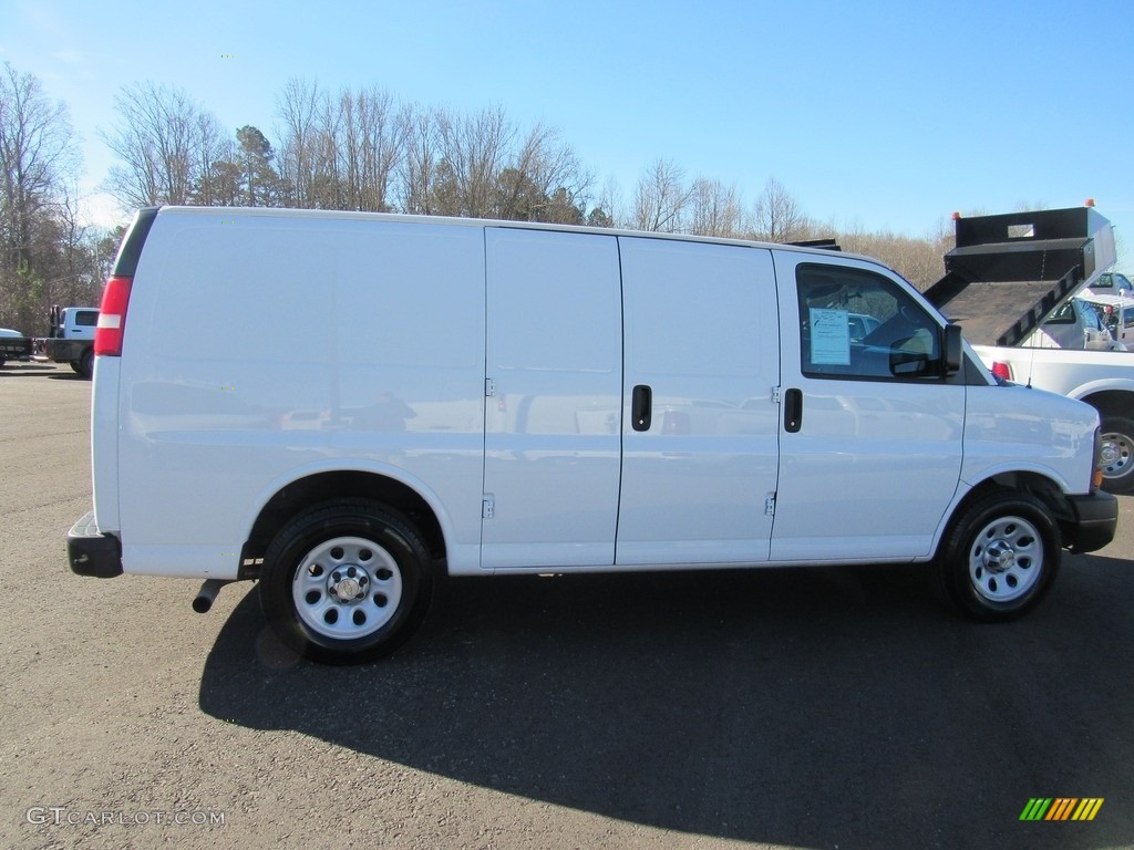 2012 Express 1500 Cargo Van - Summit White / Medium Pewter photo #6