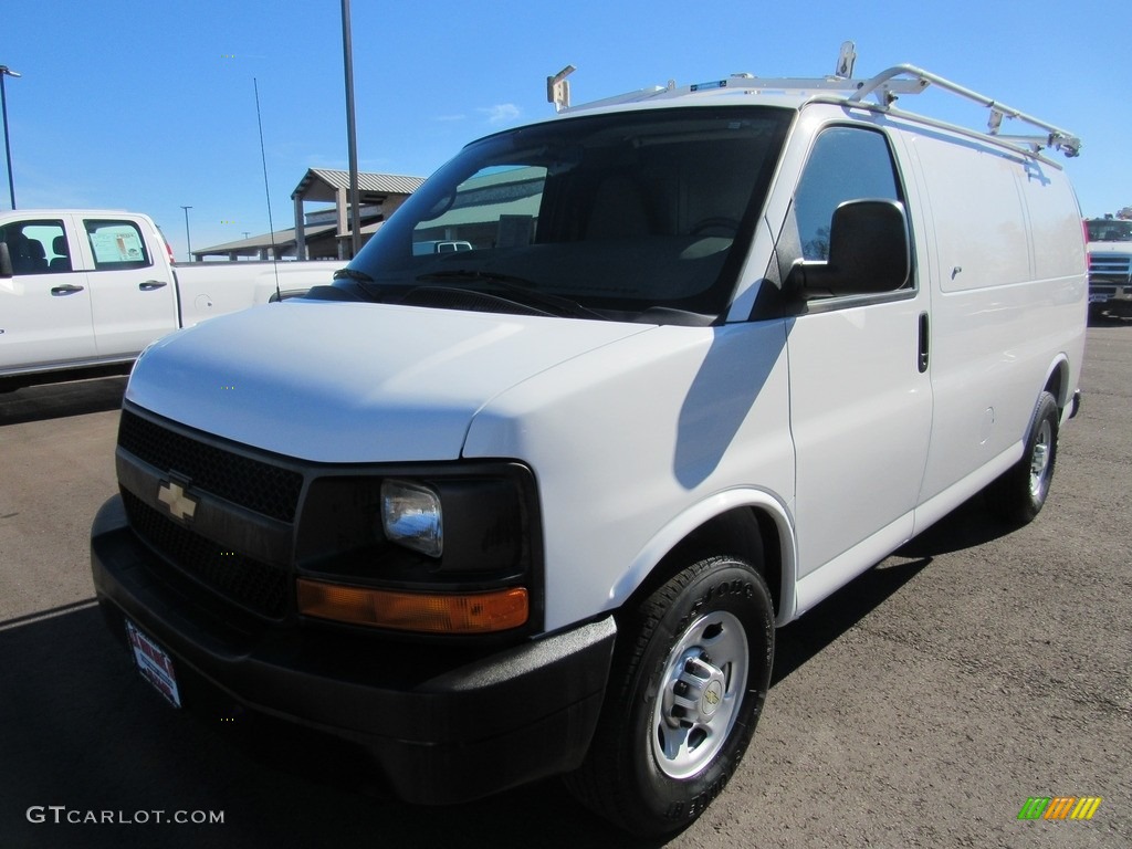 2010 Express 2500 Work Van - Summit White / Medium Pewter photo #1