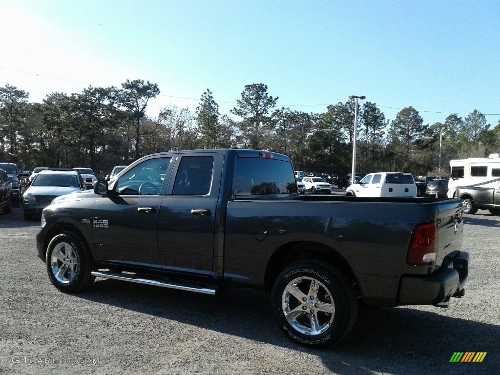 2018 1500 Express Quad Cab 4x4 - Granite Crystal Metallic / Black/Diesel Gray photo #3