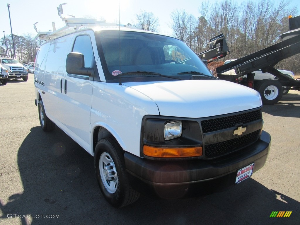 2010 Express 2500 Work Van - Summit White / Medium Pewter photo #45