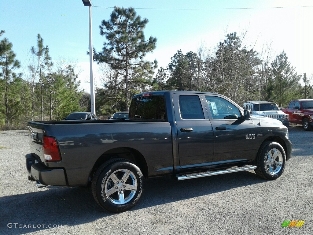 2018 1500 Express Quad Cab 4x4 - Granite Crystal Metallic / Black/Diesel Gray photo #5
