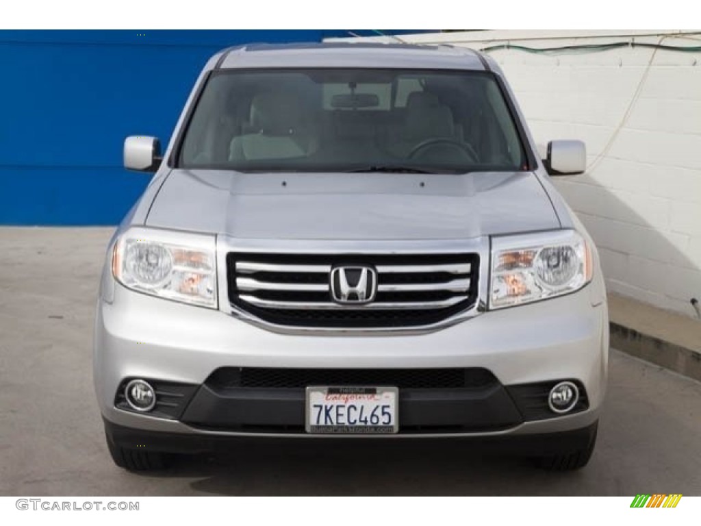 2015 Pilot EX - Alabaster Silver Metallic / Gray photo #7