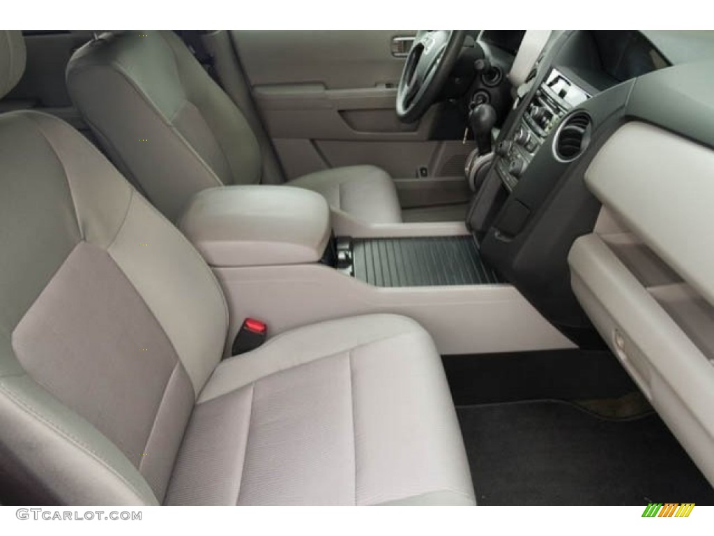 2015 Pilot EX - Alabaster Silver Metallic / Gray photo #22