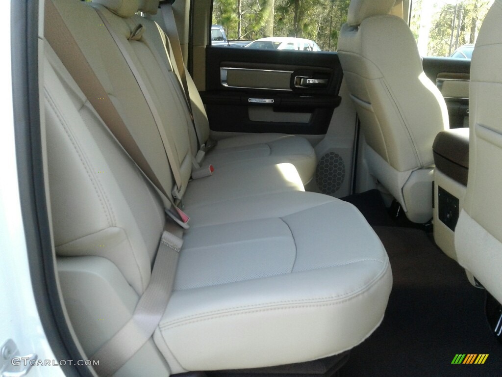 2018 1500 Laramie Crew Cab - Bright White / Canyon Brown/Light Frost Beige photo #11
