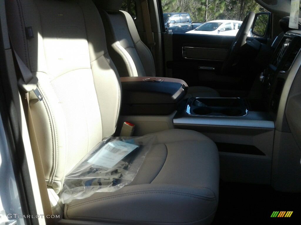 2018 1500 Laramie Crew Cab - Bright White / Canyon Brown/Light Frost Beige photo #12
