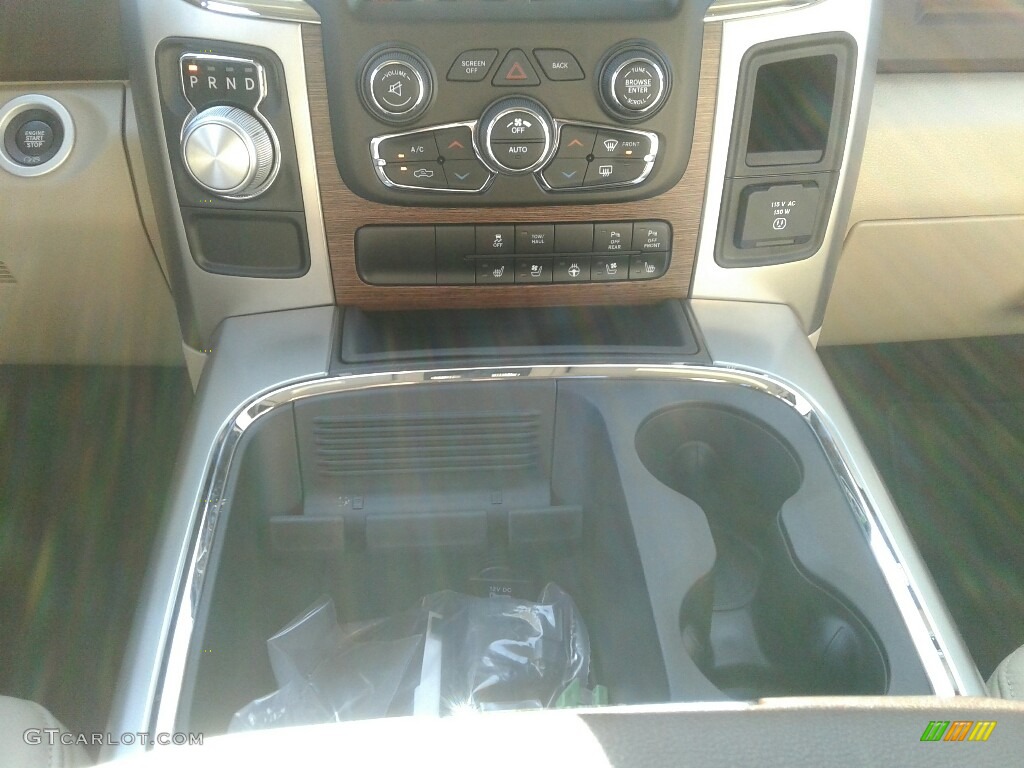2018 1500 Laramie Crew Cab - Bright White / Canyon Brown/Light Frost Beige photo #16