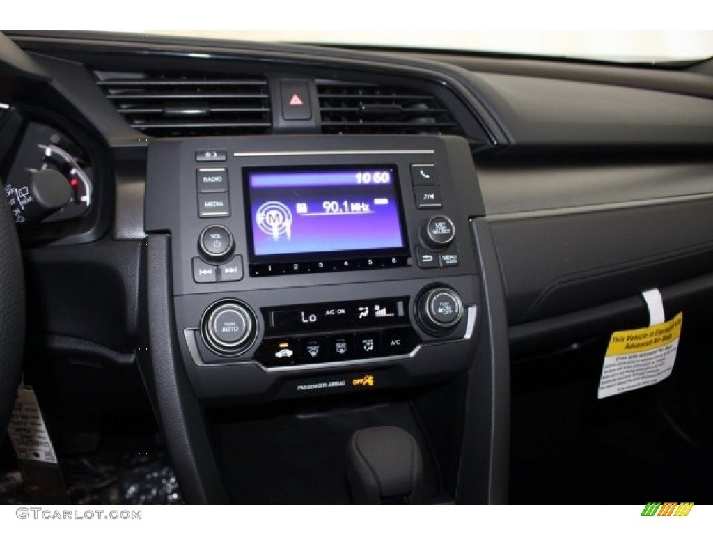 2018 Civic LX Hatchback - Modern Steel Metallic / Black/Ivory photo #19