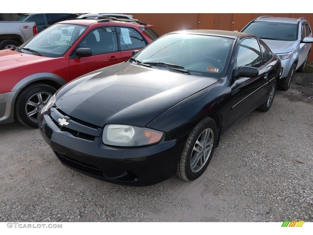 2004 Cavalier Coupe - Black / Graphite photo #3