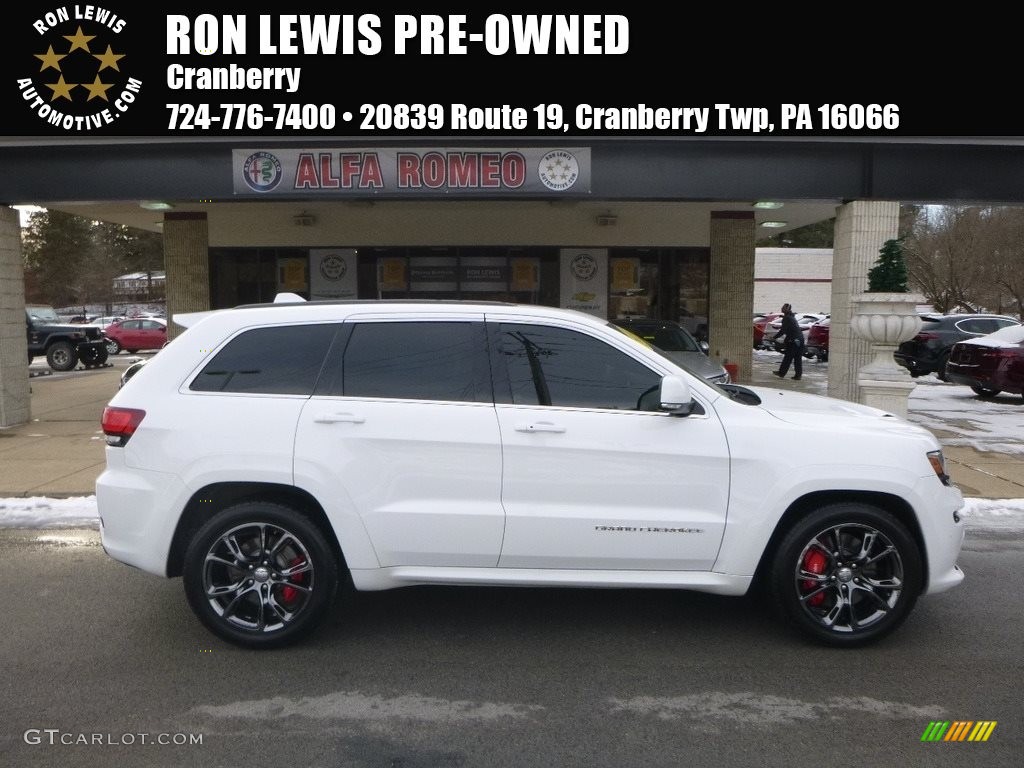 2014 Grand Cherokee SRT 4x4 - Bright White / SRT Morocco Black photo #1