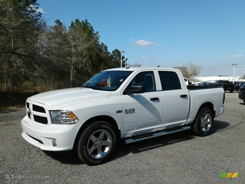 2018 1500 Express Crew Cab - Bright White / Black/Diesel Gray photo #1