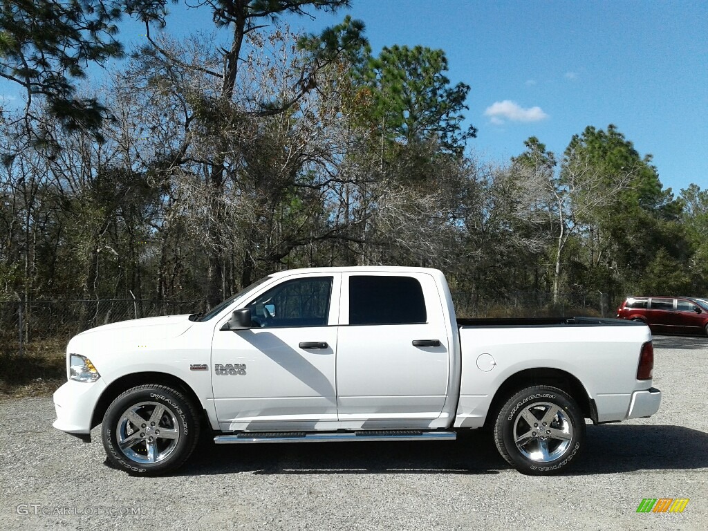 Bright White 2018 Ram 1500 Express Crew Cab Exterior Photo #125180440