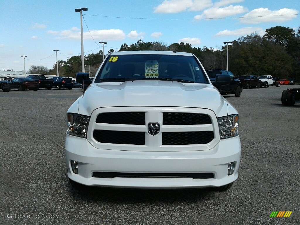 2018 1500 Express Crew Cab - Bright White / Black/Diesel Gray photo #8