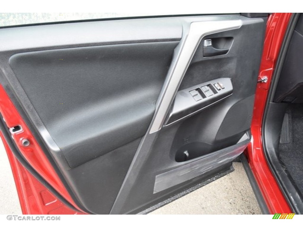 2018 RAV4 LE AWD - Ruby Flare Pearl / Black photo #19