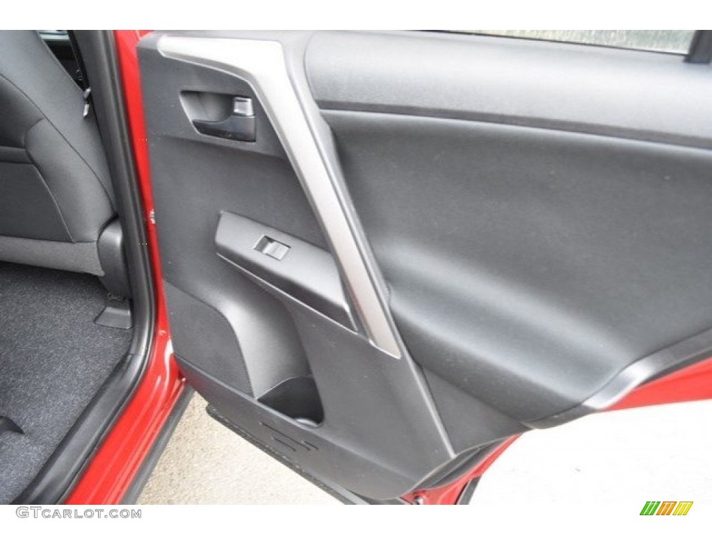 2018 RAV4 LE AWD - Ruby Flare Pearl / Black photo #22