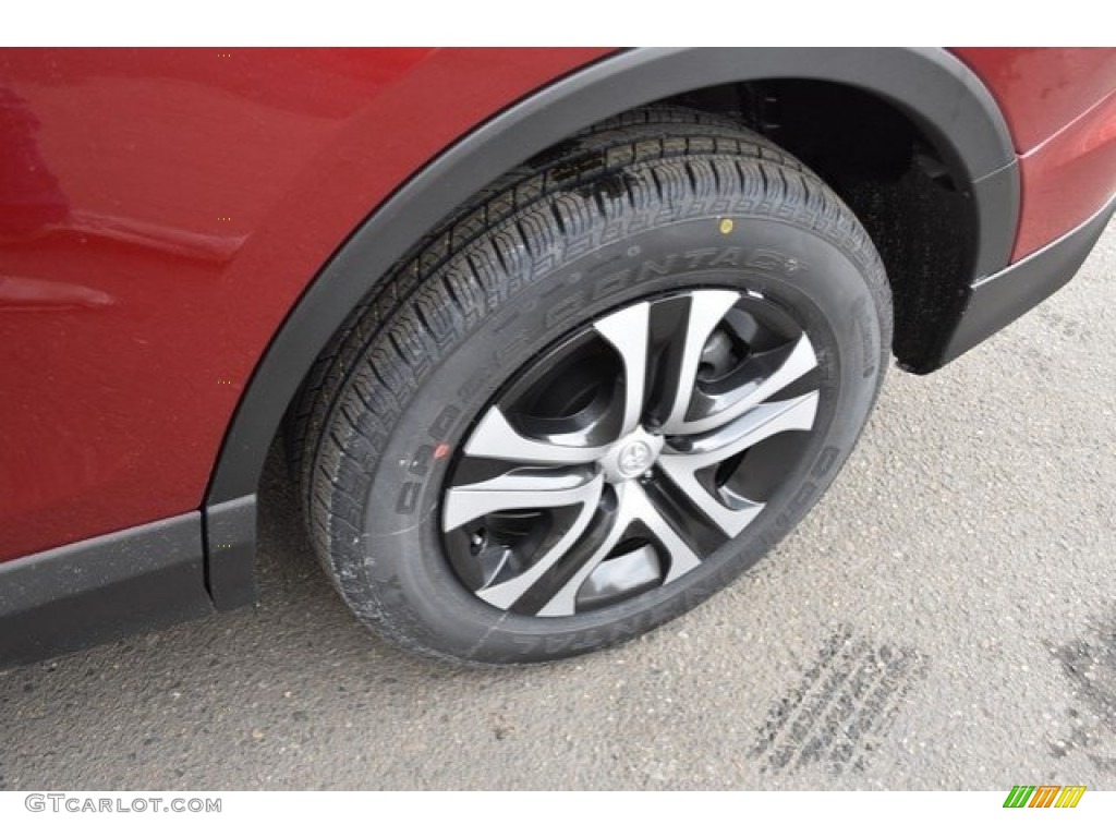 2018 RAV4 LE AWD - Ruby Flare Pearl / Black photo #25