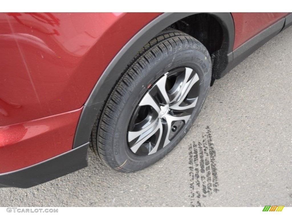2018 RAV4 LE AWD - Ruby Flare Pearl / Black photo #26