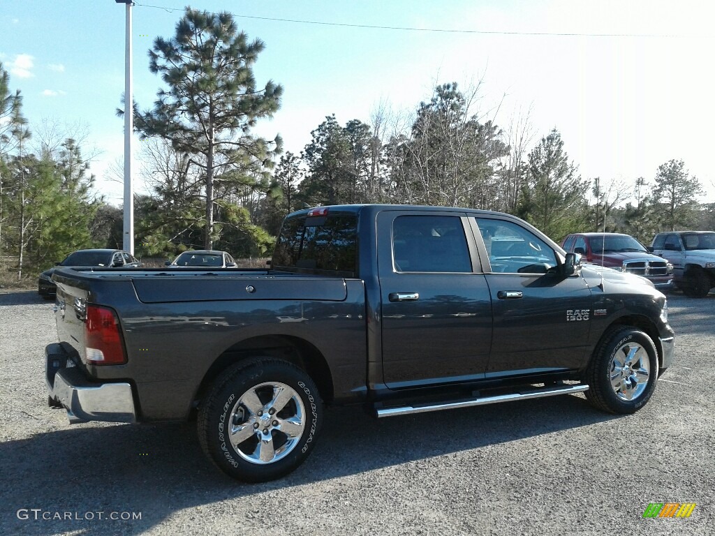 2018 1500 Big Horn Crew Cab - Granite Crystal Metallic / Black/Diesel Gray photo #5
