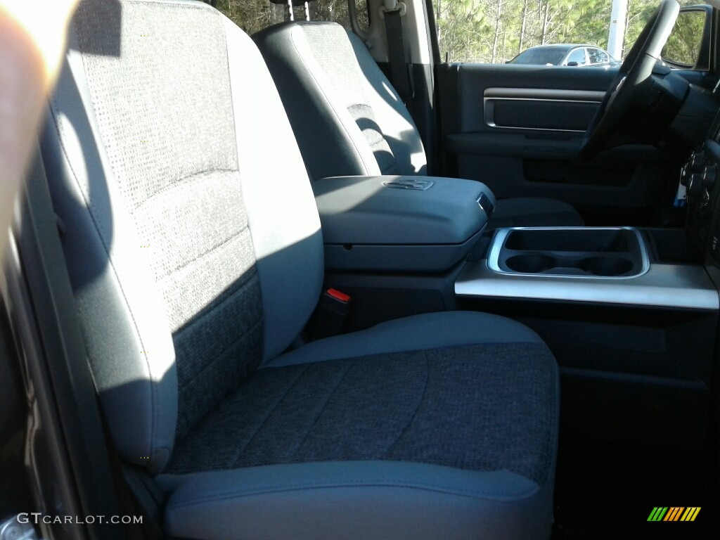 2018 1500 Big Horn Crew Cab - Granite Crystal Metallic / Black/Diesel Gray photo #12