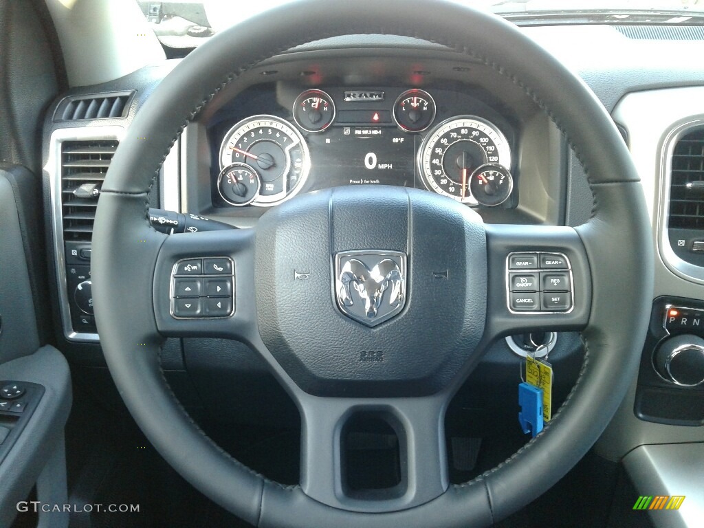 2018 1500 Big Horn Crew Cab - Granite Crystal Metallic / Black/Diesel Gray photo #14
