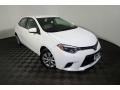 2015 Super White Toyota Corolla LE  photo #4